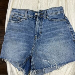Light washed denim shorts from Urban Outfitters.